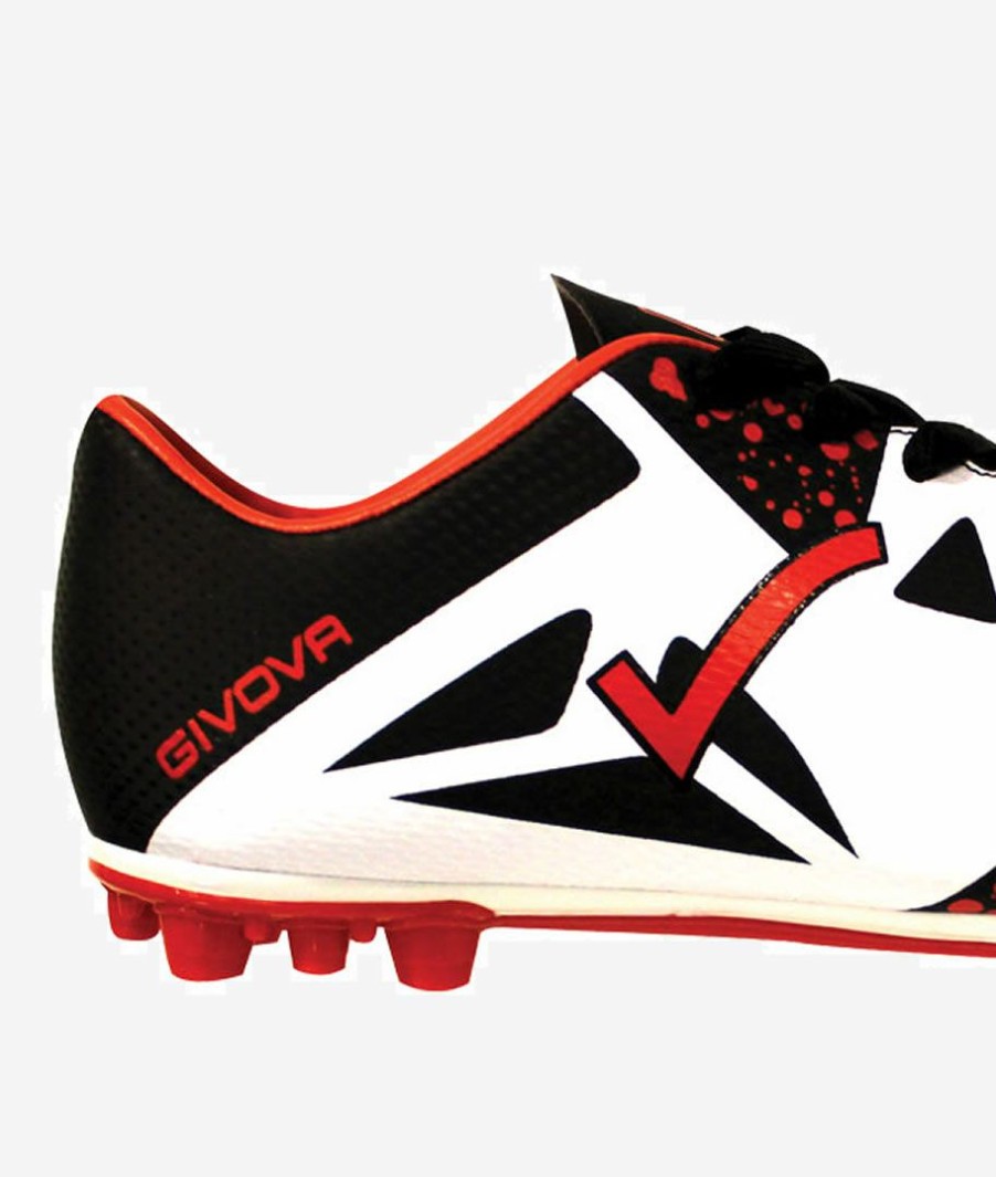 Sport Givova Scarpe | Scarpa Dribbling Da Calcio – Nero/Rosso