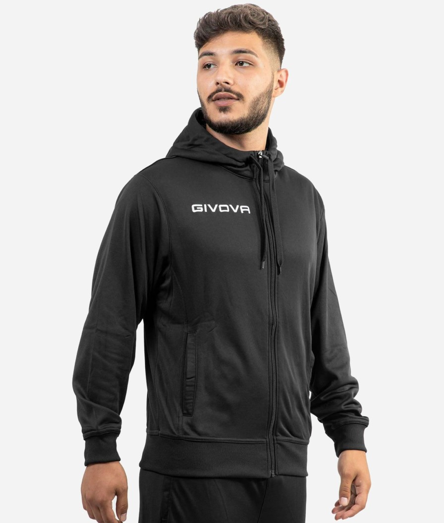 Bambino Givova Abbigliamento Palestra | Felpa Full Zip 500 Givova Unisex