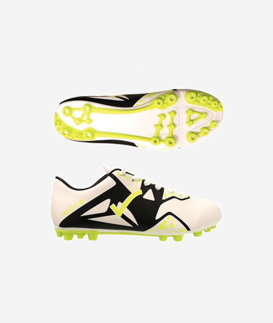 Sport Givova Scarpe | Scarpa Dribbling Da Calcio – Bianco/Giallo Fluo