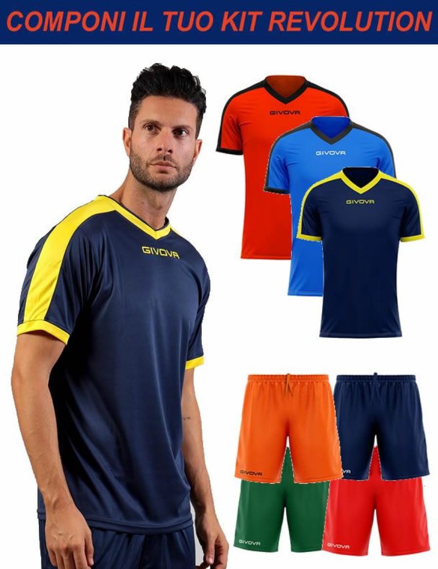 UOMO Givova Kit da Calcio | Kit Revolution