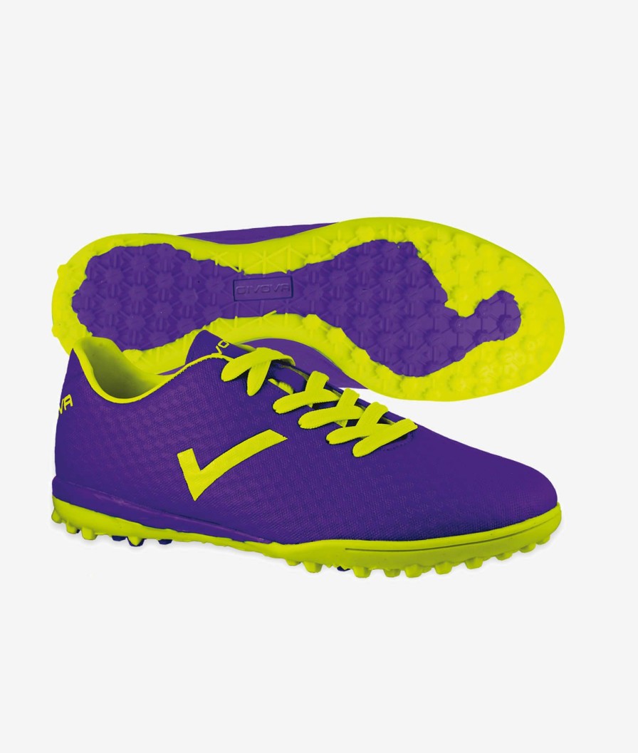 Sport Givova Scarpe | Scarpa Sword Da Calcetto – Viola/Giallo Fluo