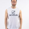 Bambino Givova Abbigliamento Palestra | Canotta Cotone Sponsor Logo Big